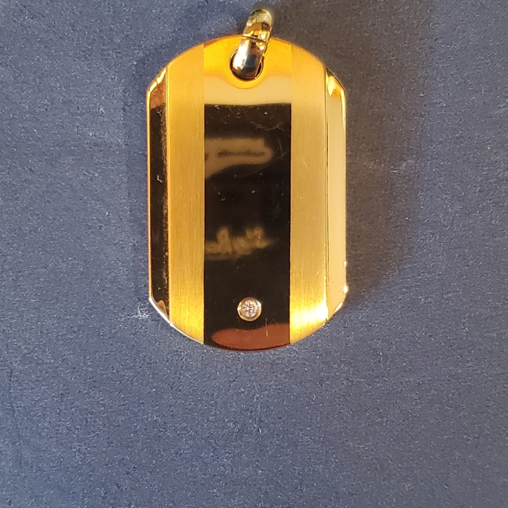 Geneva Gold and Silver Jewelry Pendant Sleek Design
